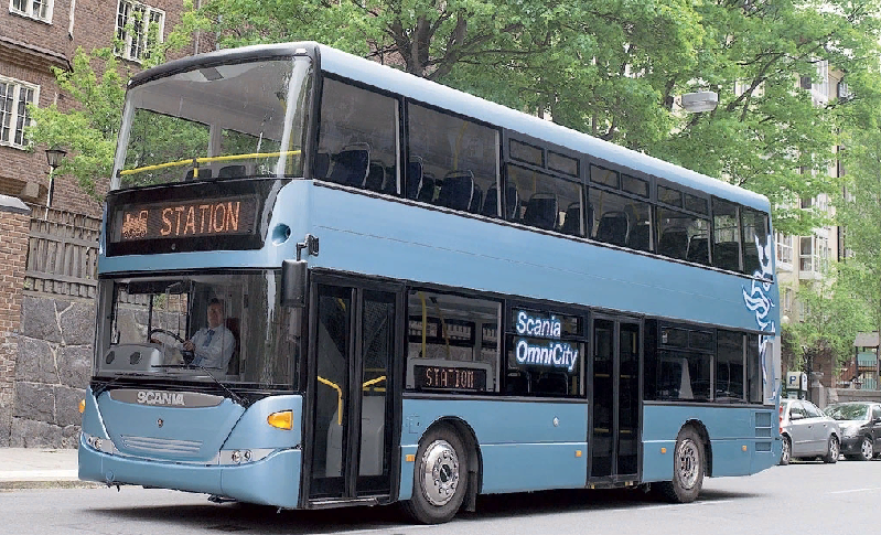 двухэтажные автобусы Scania OmniCity